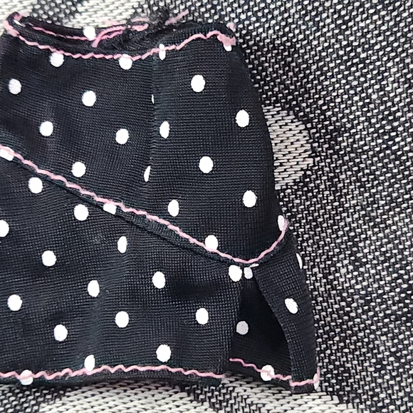 My Scene Getting Ready My Room Barbie 2004 Black Skirt with White Polka Dots Pin - Picture 3 of 5